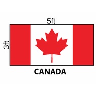 Canada Flag 3x5ft, Bendera Canada 3x5ft, Polyester