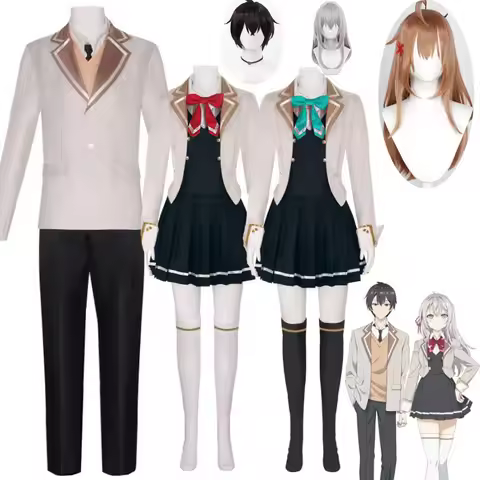 Anime Roshidere Alya Alisa Mikhailovna Kujou Cosplay Costume Wig Maria Masha Dress School Uniform Ch