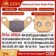 1 Pair Motorcycle Rear Brake Pad For APRILIA RS4 50(4T) 11-20 SX50 Limited Edition 14-16 SX50 Factor