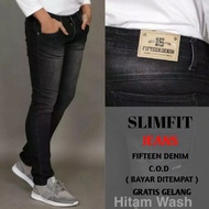 FIFTEEN DENIM - Celana Jeans Pria Slim Fit Streetch Fifteen Denim