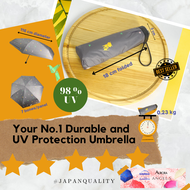 Aurora Angel Accents [SG SELLER]Lightweight Folded MINI 98% UV Protection Umbrella Japan Quality