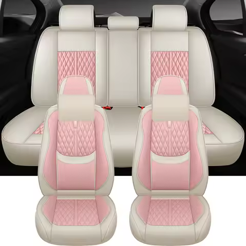 2025 High Quality Nappa Leather Luxury Car Seat Covers For W204 Passat CC Honda City BMW F10 GAC GS3