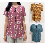 Women Blouse Baju Wanita Silk Baju Aunty Women Tops Kain Sejuk 女上衣