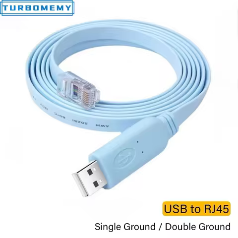 USB to RJ45 Console Cable RS232 Serial Adapter for Laptop Computer Cisco Router USB RJ 45 8P8C Conve
