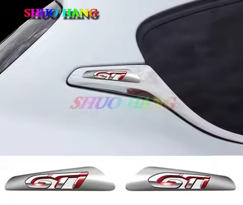 2 X LOGOS 208 SPORT GTI‘s’ RACING AUTOCOLLANT STICKER AUTO BD558-GTI‘s’ Vinyl Car Accessories Racing