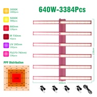 LED Grow Light ไฟปลูกต้นไม้ Samsung LM281B  UV หรี่แสงได้ 640W 800W 1000W ไฟปลูก ขนาดใหญ่  with high