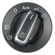 Light Switch Auto Headlight For VW Golf5 GTI MK5 MK6 Jetta Passat caddy MA169 mk A005 (Color: Black)
