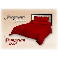 FATA PLAIN POMPEIAN RED BEDSHEET 140 X 200