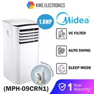 Kims Electronics Midea 1.0hp Portable Air Conditioner / Aircond / Air Cond (MPH-09CRN1)
