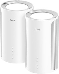 Cudy Wi-Fi 7 BE11000 Tri-Band Whole Home Mesh System, 6 Streams 10Gbps, 4 x 2.5G Ports, MU-MIMO, Mul