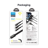 Cable Joyroom S-123QG4 Fast Charging 3 in 1-3 A Data For Iphone