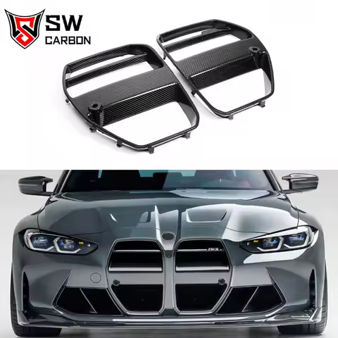 Intelligent Library 2020+ For BMW G8X G82 G83 M4 Competition Sport Front Bumper Intake Grille Frame 