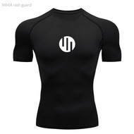 Conquest Viltrumite Compression Shirt Short sleeve Quick Dry Men's Gym Running T-shirts White Black 