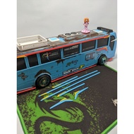 Geprek scarf embossed scarf Rkc bus toy accessories body accessory/MINIATUR BUS MINIATUR BUS