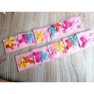 (WHOLESALE) 8 SHEETS 4 BUTTERFLY HAIR CLIPS & 4 CHILDREN'S HAIR CLIPS" HAIR CLIPS/S HAIR PIN/S CHILD