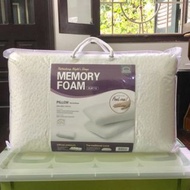 Lock &amp; Lock Memory Foam straight pillow 50D 50x30x10cm HLW112