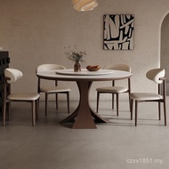 Round Plate Simple Combination Modern Eating Rock C6HO