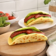 Prop Simulation Pancake Tortillas Artificial Food for Display Taco Sprinkle  huyisheng