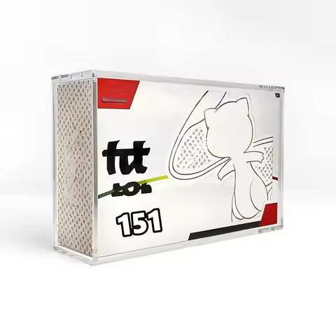 [K]Acrylic Case Fits Scarlet & Violet 151 UPC Booster Box Display Case Collector Protector UV Resist