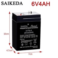 SAIKEDA SAIKEDA Children's Electric Car Battery Battery 6V4.5A Battery 6v7ah Stroller 3FM7 Battery