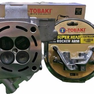 TOBAKI LC135 CNC PORTING SUPER HEAD WITH VALVE ＆ROCKER ARM SET 25EX/28IN
