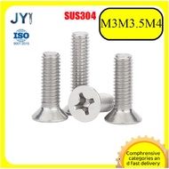 M3/M3.5/M4 304 stainless steel cross countersunk head screw 【SZ-JY888】gd