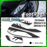 Yamaha XMAX250 V1 V2 Carpet Floorboard CNC Alloy XMAX250 XMAX300 Karpet Pemijak Kaki Foot Pegs Footr