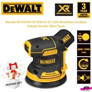 DEWALT DCW210N-XJ 125mm (5") 20V Brushless Cordless Orbital Sander (Bare Tool)