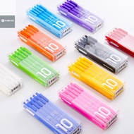 10pcs Original Kaco Pen 0.5mm Gel Pen Signing Pen Core Durable Signing Pen Refill Smooth Writing Stationery Supplies