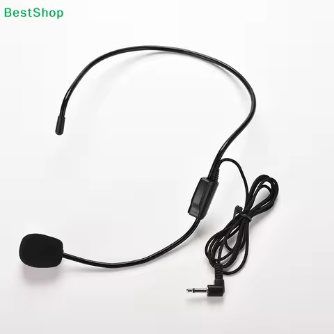 〔R〕1Pcs Vocal Wired Headset Microphone microfono For Voice Amplifier Speaker Mike