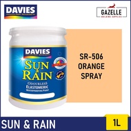 Davies Sun  Rain Acrylic Elastomeric Paint - Oranges 1L