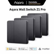 Aqara Z1 Pro Smart Wall Switch Zigbee 3.0 | 1/2/3/4 Gang | With Neutral | Global Version | Malaysia 