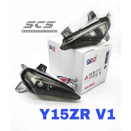APPI Signal Cover 1set2pcs Yamaha Y15ZR V1 Diamond Smoke Y15 Ysuku V1 Accessories Motor Lampu Isyara
