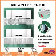 【SG Stock】Air Conditioner Wind Deflector/Air Baffle/Anti Direct Blowing/Cold Air Outlet Baffle/8 Lea
