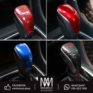 Subaru XV / Forester Gear Knob Cover – PU Leather Shifter Cover with Stitching