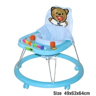 รถเข็นหัดเดินสำหรับเด็กคุณภาพดี คละสี ขนาด 49x63x64 CM. รุ่นCircle-Baby-Walker-Music-BJ-02-05C-Psk2