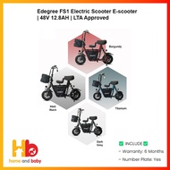 Edegree FS1 Electric Scooter E-scooter  | 48V 12.8AH | LTA Approved