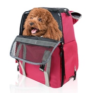 Pet Carrier Backpack for Hiking & City Travel | Hands-Free Dog Cat Backpack for Medium Pets up to 7k