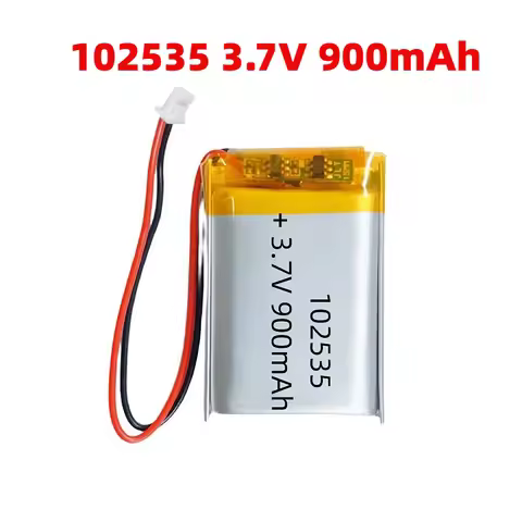 102535 3.7V Battery Li Po Battery 900mAh Lipo Rechargeable Li Polymer Batteries for Bluetooth Headse