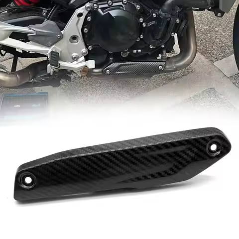 Motorcycle Exhaust Modified Muffler Escape 1PCS Carbon Fiber Anti-ironing Board Suitable for BMW F90