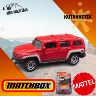 Matchbox Mobil SUV Jip Hummer H3 Merah MBX Mountain