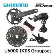 Shimano Cues 1x11 Speed U6000 MTB Groupset Shifter Derailleur 11S LG400 11-50T Bicycle