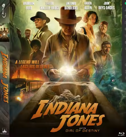 Indiana Jones and the Dial of Destiny 2023 Blu-ray Movie Disc Free shipping Blu-ray disc