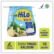 Hilo School Kemasan Bag Isi 10 Sachet x 35 gram - Rasa Lebih Enak - Coklat - Vanilla - Susu Hilo