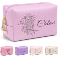 PersonalizedMakeupBagforTeenGirl,BrideaidGifts,CustomTravelTetryCoeticBagforWomen,Sister,Wife,Daught