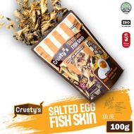 Crusty's Salted Egg Fish Skin (80g Packet)