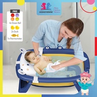 Foldable Baby Bath Tub Basin Mandi Baby Bathtub Tub Mandi Baby Shower Bath Newborn Bath Tub Besen Ma