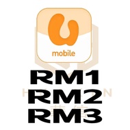 Umobile Prepaid Topup RM1, RM2, RM3, RM5 (Direct Topup)