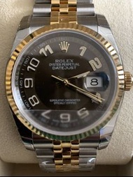 【ROLEX勞力士 超稀有】阿拉伯 錶盤 Dead Stock Datejust YG x SS 116233