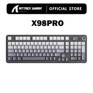 ATTACK SHARK X98PRO Wireless Mechanical Keyboard Gasket Hot Swappable Side Printed PBT Keycaps Mecha